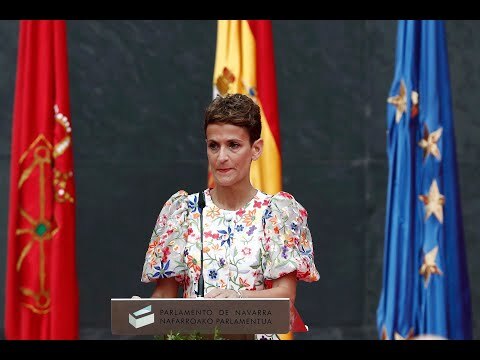 Toma Posesión María Chivite Presidenta Gobierno de Navarra 17/08/2023