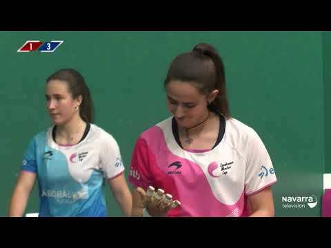 Final del Cuarto Torneo Comunidad Foral de Navarra de pelota mano femenina categoría Élite