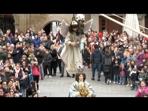 El ángel sobrevuela Tudela