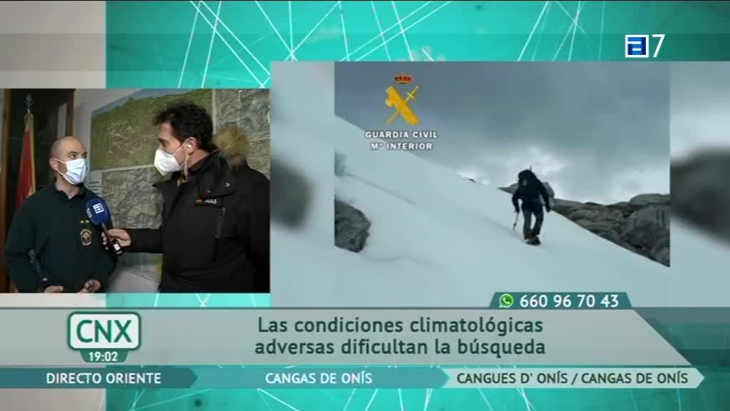 Segundo día de búsqueda del corredor desaparecido en Picos de Europa (Lunes, 14-02-2022)