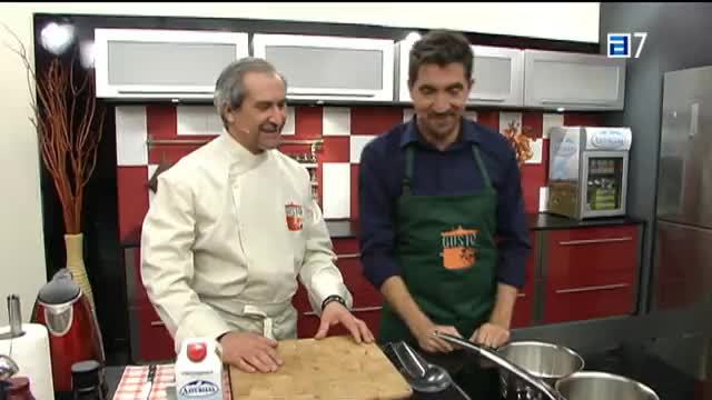 Jamoncitos de cochinillo con puré de manzanas - Redifusión  (Jueves, 19-04-2012)