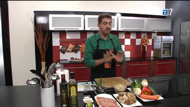 Wok de verduras con mejillones y langostinos (Lunes, 07-05-2012)