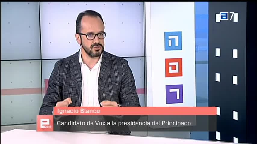 Ignacio Blanco, candidato de Vox a la Presidencia del Principado (Jueves, 16-05-2019)