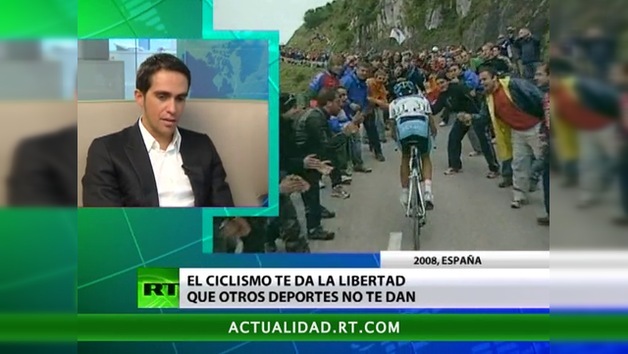 2012-12-17 - Entrevista con Alberto Contador, el ciclista español