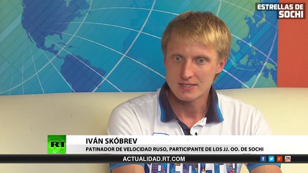 2014-02-10 - Entrevista con Iván Skóbrev, patinador de velocidad ruso