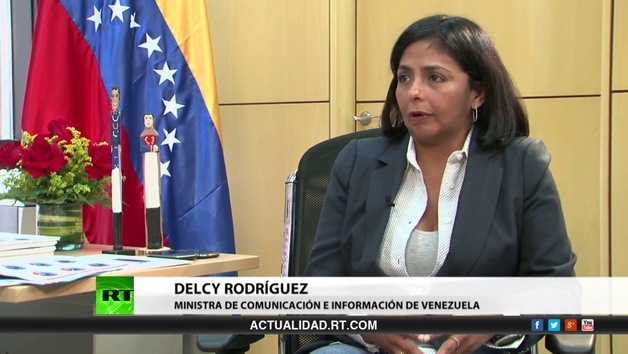 2014-05-08 - Entrevista con Delcy Rodríguez, ministra de Comunicación e Información de Venezuela