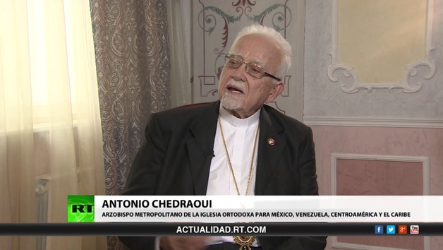 2014-06-10 - Entrevista con Antonio Chedraoui, arzobispo de la iglesia ortodoxa de Antioquia para México, Venezuela, Centroamérica y el Caribe