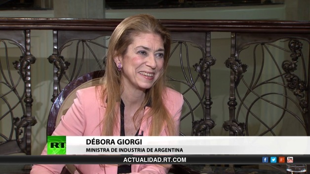 2014-09-18 - Entrevista con Débora Giorgi, ministra argentina de Industria