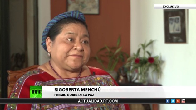 2014-10-16 - Entrevista con Rigoberta Menchú, premio Nobel de la Paz