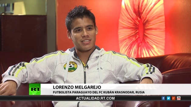 2014-11-03 - Entrevista con Lorenzo Melgarejo, futbolista paraguayo