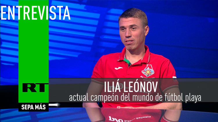 2015-07-06 - Entrevista con Iliá Leónov, capitán de la selección rusa de fútbol playa, actual campeón del mundo