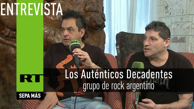 2015-11-01 - Entrevista con Los Auténticos Decadentes, grupo de rock argentino