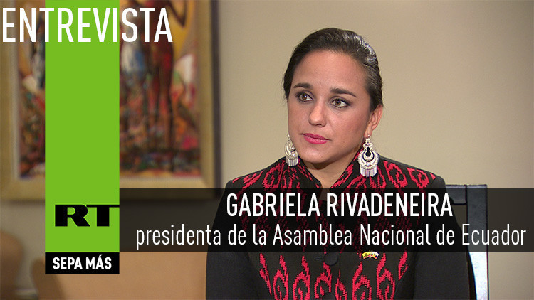 2016-03-31 - Gabriela Rivadeneira, presidenta de la Asamblea Nacional de Ecuador
