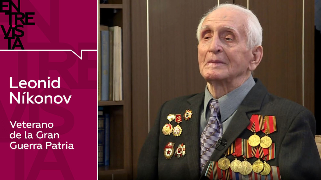 2020-05-09 - Leonid Níkonov, veterano de la Gran Guerra Patria: 