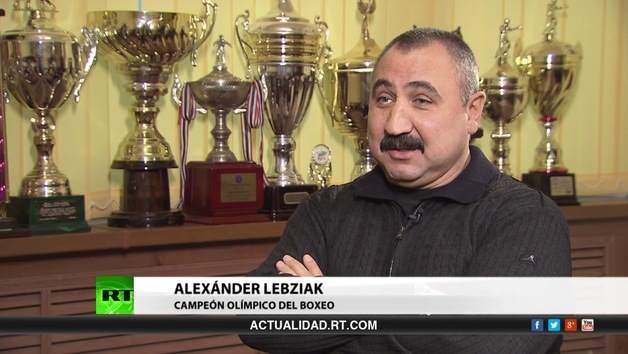 a Alexánder Lebziak, campeón olímpico en el boxeo