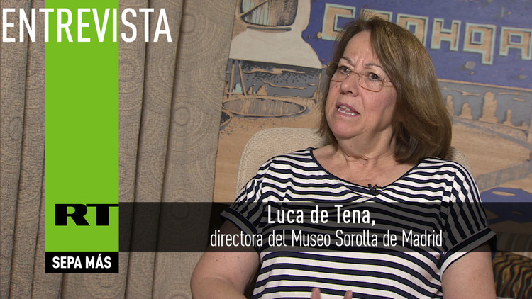 con Consuelo Luca de Tena, directora del Museo Sorolla de Madrid