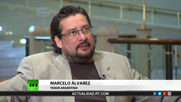 con Marcelo Álvarez, tenor argentino