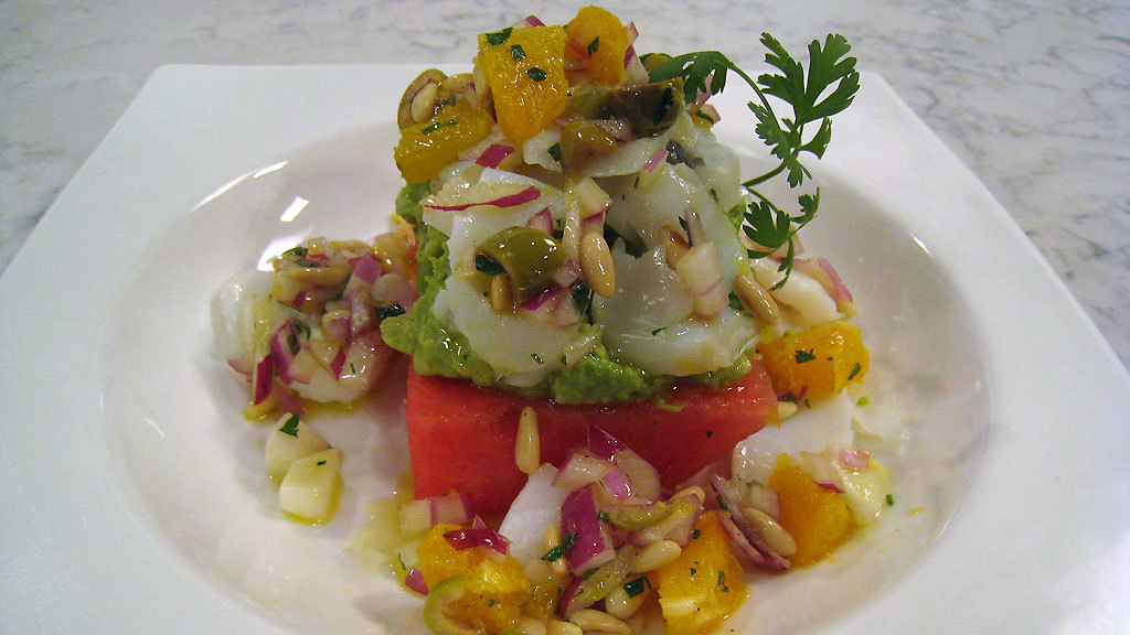 Ensalada de bacalao con aguacate (11/09/2019)