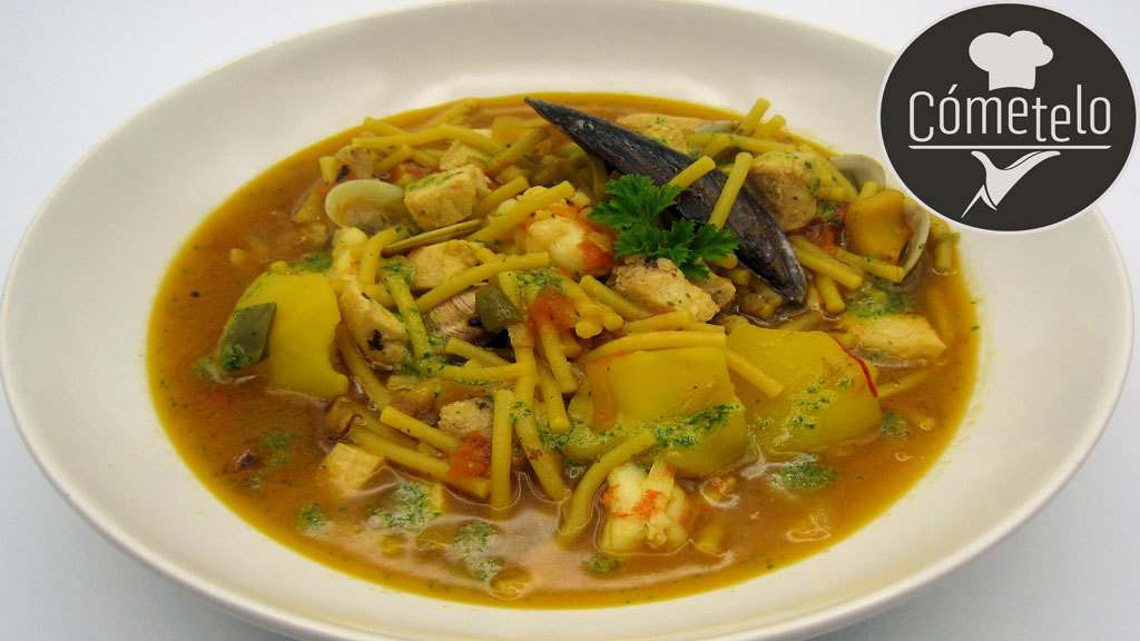Olla marinera de patatas y fideos (26/02/2020)