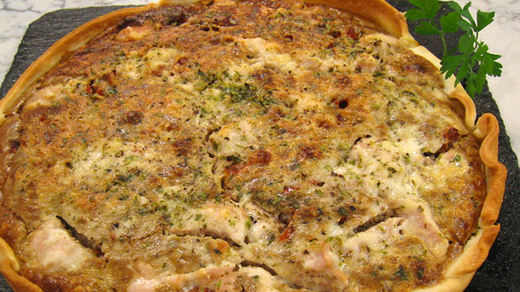 Pastel de pollo, calabacín y queso (12/08/2019)