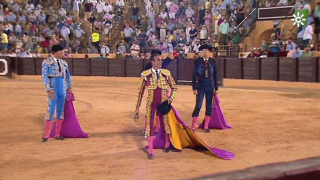 Primera corrida de toros, tras el confinamiento, desde Osuna (01/08/2020)