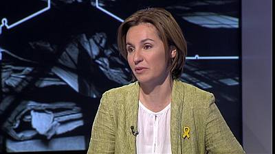 Anna Caula, portaveu d¿Esquerra Repúblicana al Parlament