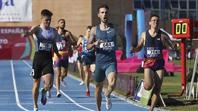 Campeonato de España al aire libre. Sesión vespertina