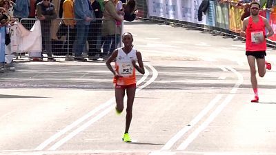 Maratón de Rotterdam: Llegada prueba femenina