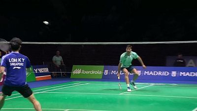 BWF World Tour Super 300 Madrid Spain Masters. Final Individual masculina