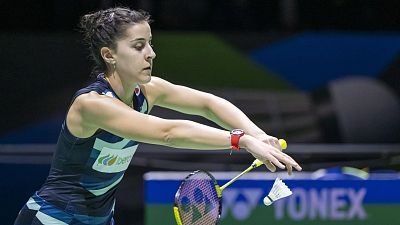 BWF World Tour Super 300 Swiss Open. Final Individual Femenina: Carolina Marín - Gregoria Mariska Tunjung