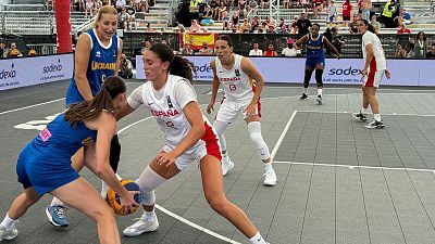 Baloncesto 3X3 - Copa de Europa: 1/4 Final: España - Ucrania (F)