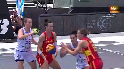 Baloncesto - 3X3 Copa de Europa. 1/4 Final femenina: Italia - España