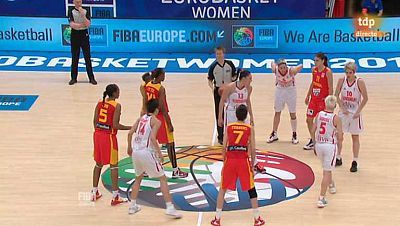 Baloncesto - Campeonato de Europa femenino. Montenegro-España