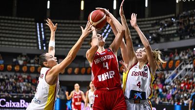 Baloncesto - Clasificación Campeonato de Europa Femenino. 4ª Jornada: España - Croacia