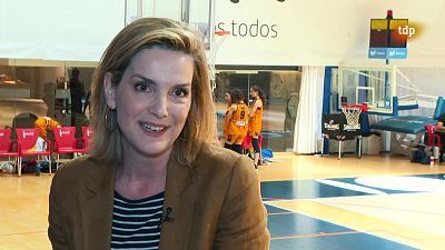 Baloncesto - Eva Martín - La promesa -Actriz y Deportista