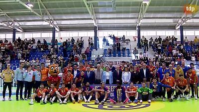 Copa de España. Entrega de la Copa