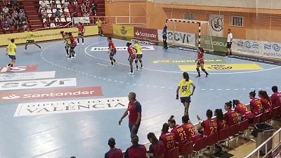 Encuentro selección femenina preparación JJ.OO.: España - Rumanía