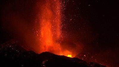 El volcán de La Palma