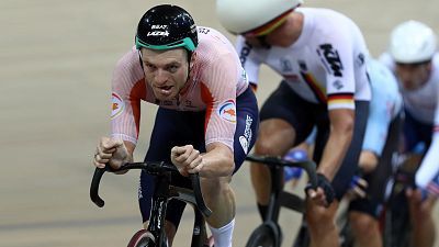 en pista -  Campeonato del Mundo. Prueba de puntuación