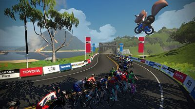 Mundial virtual de ciclismo de Watopia. Carrera masculina