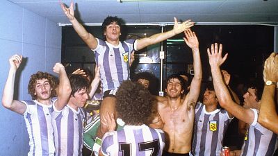 Maradona en el Mundial sub20 de Japón