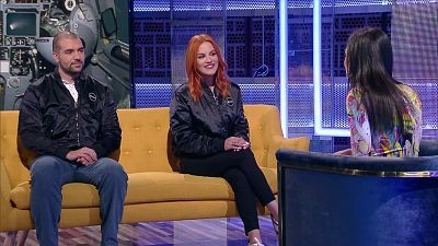 En misión espacial y cultural con los astronautas Pablo Álvarez y Sara García