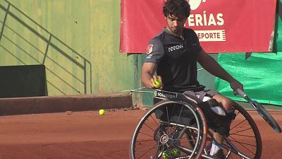 Tenis en silla de ruedas - Campeonato España. 2ª semifinal