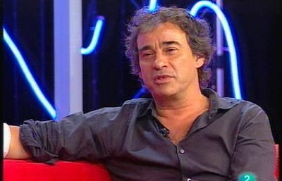 Tinet Rubira i l'actor Eduard Fernández al 
