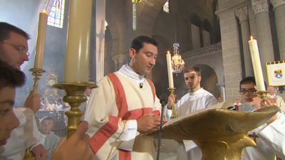 Desde la Cathédrale Notre Dame-de-l'Annonciation, en Puy-en-Velay (Francia)