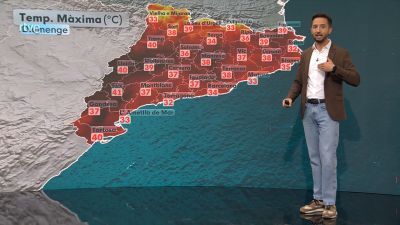 Arriba la segona onada de calor de l'estiu i algunes tempestes