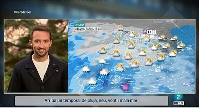 Arriba una llevantada: pluja, neu, vent i mala mar