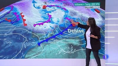 Borrasca Denise: nevada intensa i temporal de vent i mar