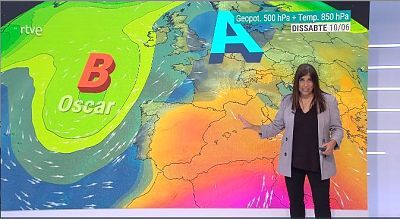 Borrasca Òscar a Catalunya: tempestes de tarda i més calor