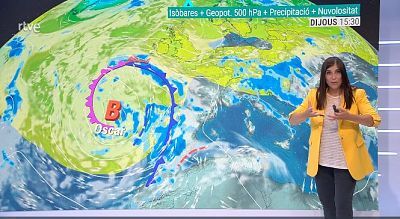 Calor d'estiu. Boira matinal i ruixats de tarda primaverals